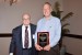 Dr. Nagib Callaos, General Chair, giving Prof. Russell Jay Hendel a plaque "In Appreciation for Delivering a Great Keynote Address at a Plenary Session."